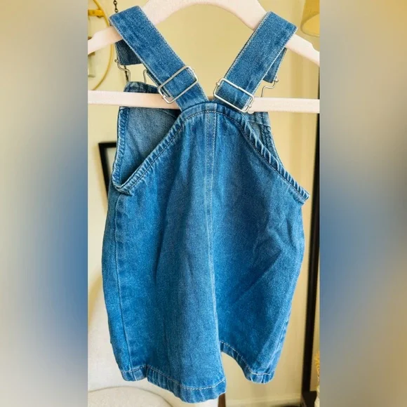 7 For All Mankind Blue Denim Kids Dress - Picture 2 of 3